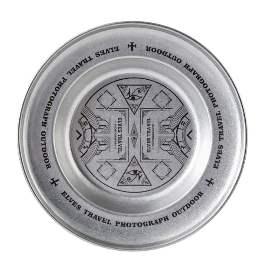 대륙의 테팔 캠핑 식기 접시 보울 스텐 럭셔리캠핑 ETP