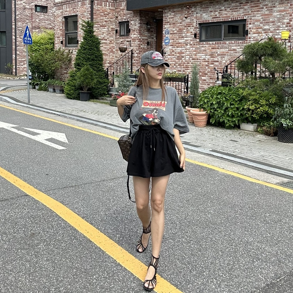 [봄,여름,가을ver./ 기모버전세일! 16,900원/MADE/2단기장/비교불가고퀄리티] 플레어 A라인 밴딩 쭈리  봄 여름 반바지 치마바지 주름반바지 허벅지반쪽핏 키큰녀 상세 이미지 4
