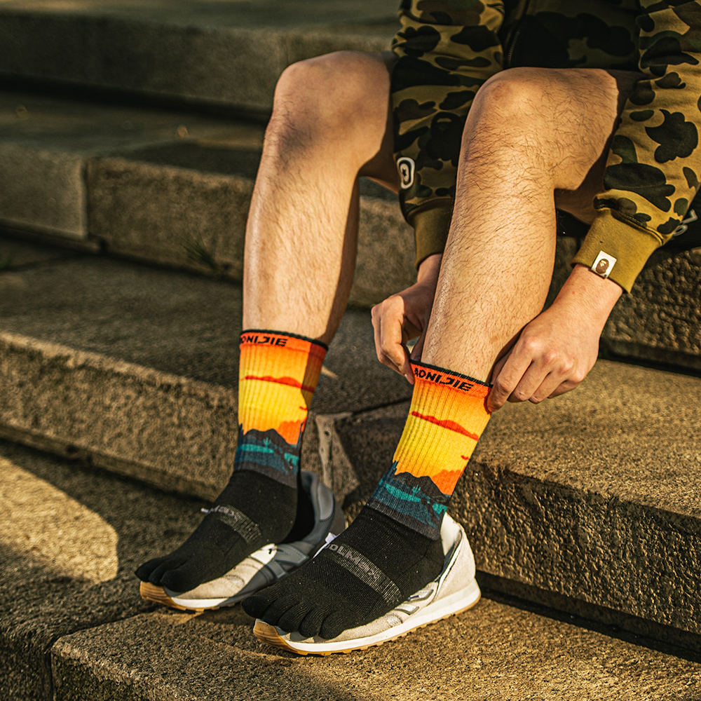 오니지 마라톤 발가락양말 장목 러닝 클레버 S43