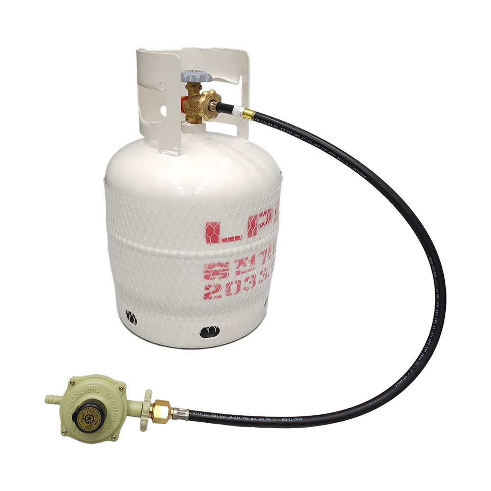 (178) LPG 연결 측도관 1m / 5KG 10KG 가스통 압력조정기 연장 가스호스 - 상세 이미지 4