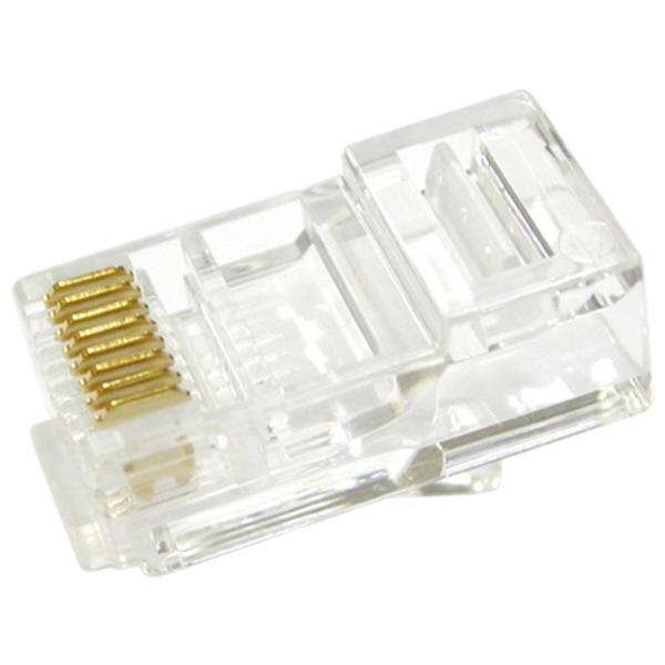 플러그마스터 P8-001S UTP CAT6 RJ-45 8P8C 플러그 고급형 100개 - 상품 이미지