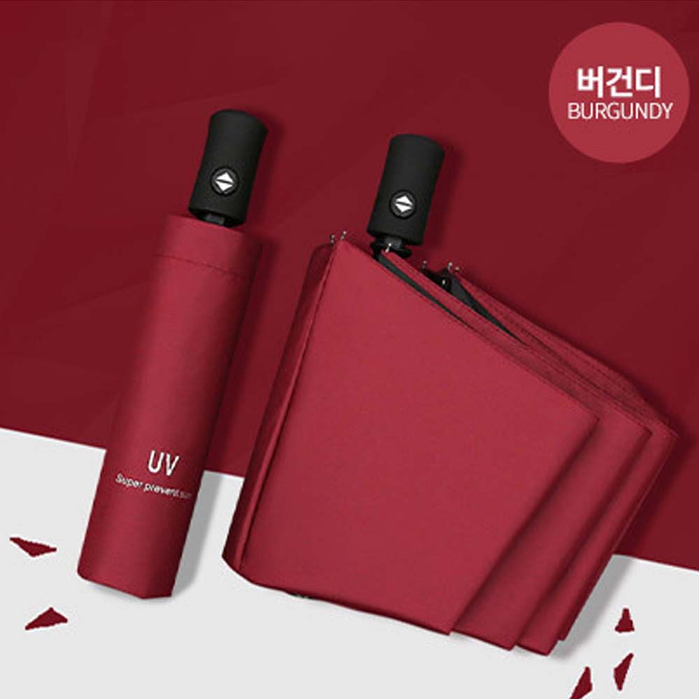 1+1 3단자동우산 튼튼한 접이식 판촉물 자외선차단 답례품