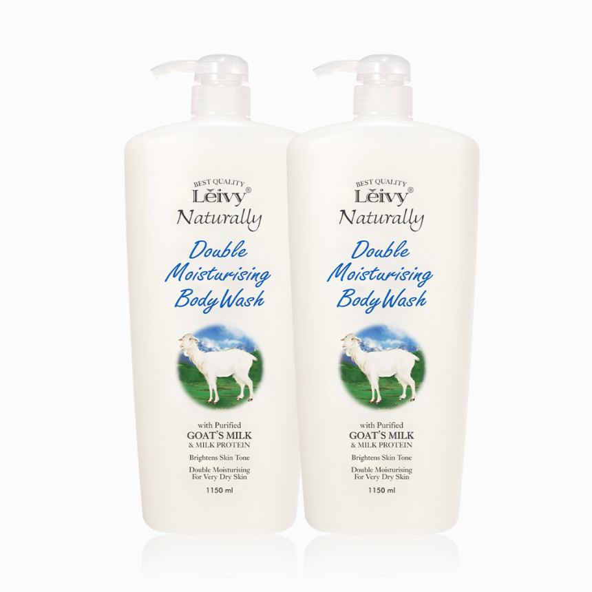[1+1 레이비 산양유 바디워시 1150ml + 1150ml 사진 1