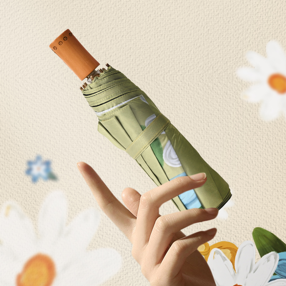 뷰스트 휴대용 이중 암막 자외선차단 플라워 양산 우산겸용 선물세트