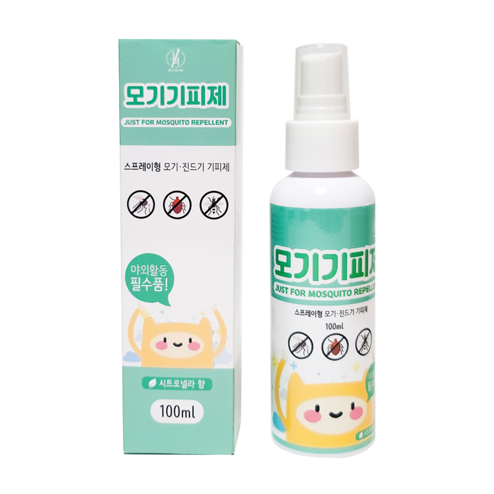 저스트포원 J41 모기 진드기 벌레 퇴치제 모기기피제 스프레이 100ml 1+1개 - 상세 이미지 5