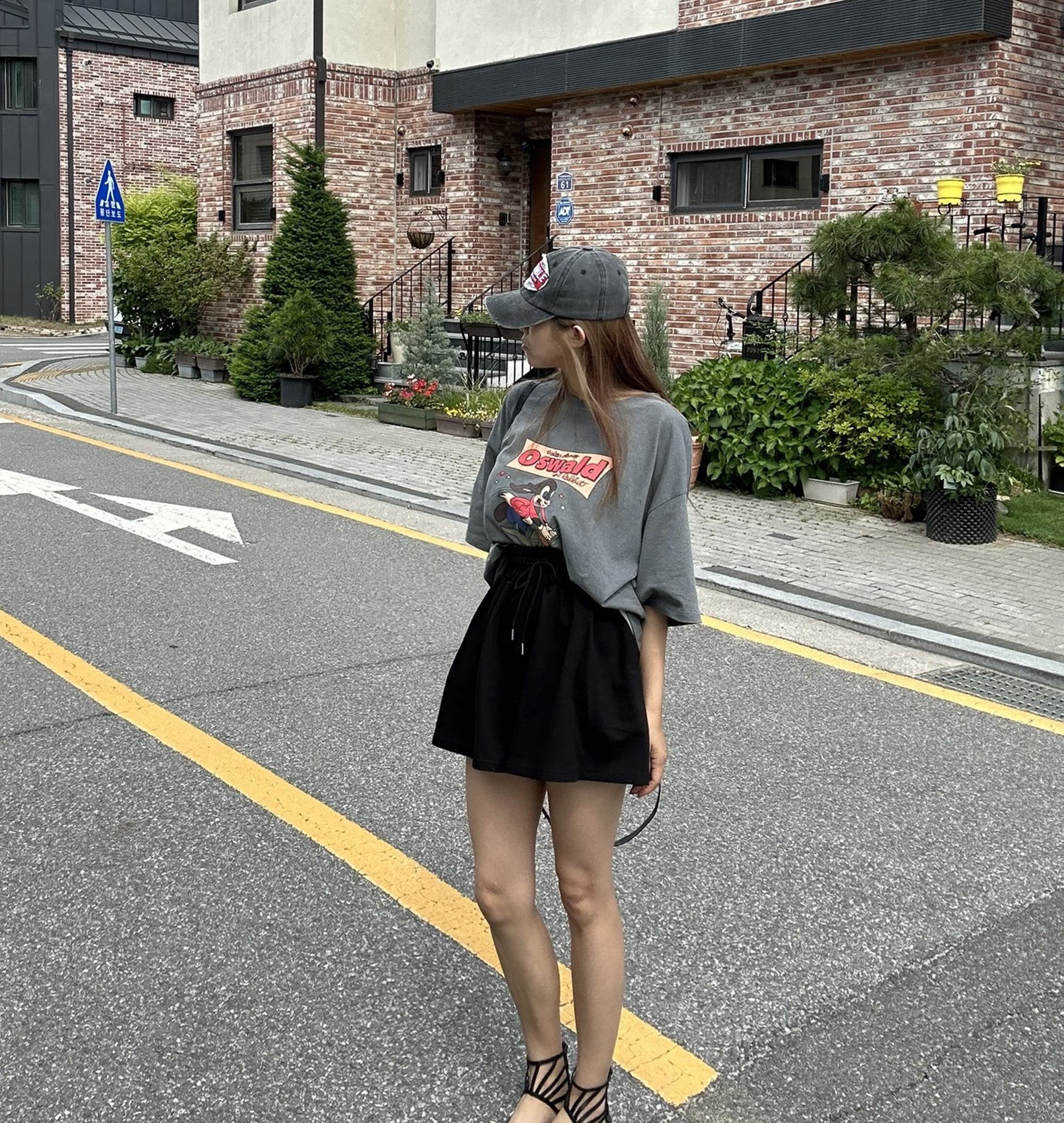 [봄,여름,가을ver./ 기모버전세일! 16,900원/MADE/2단기장/비교불가고퀄리티] 플레어 A라인 밴딩 쭈리  봄 여름 반바지 치마바지 주름반바지 허벅지반쪽핏 키큰녀 상세 이미지 95