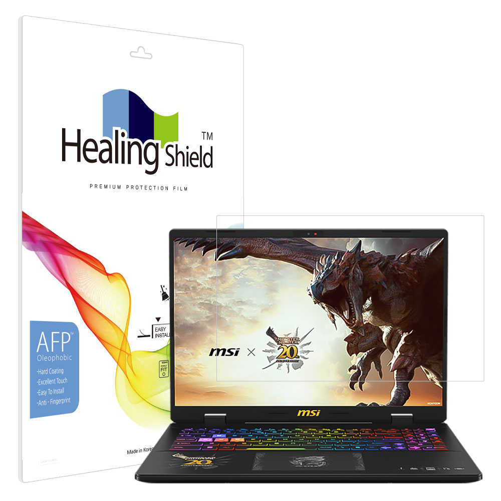 MSI 크로스헤어 16 HX 몬스터헌터 에디션 D14V 올레포빅 액정보호필름 - 메인 이미지