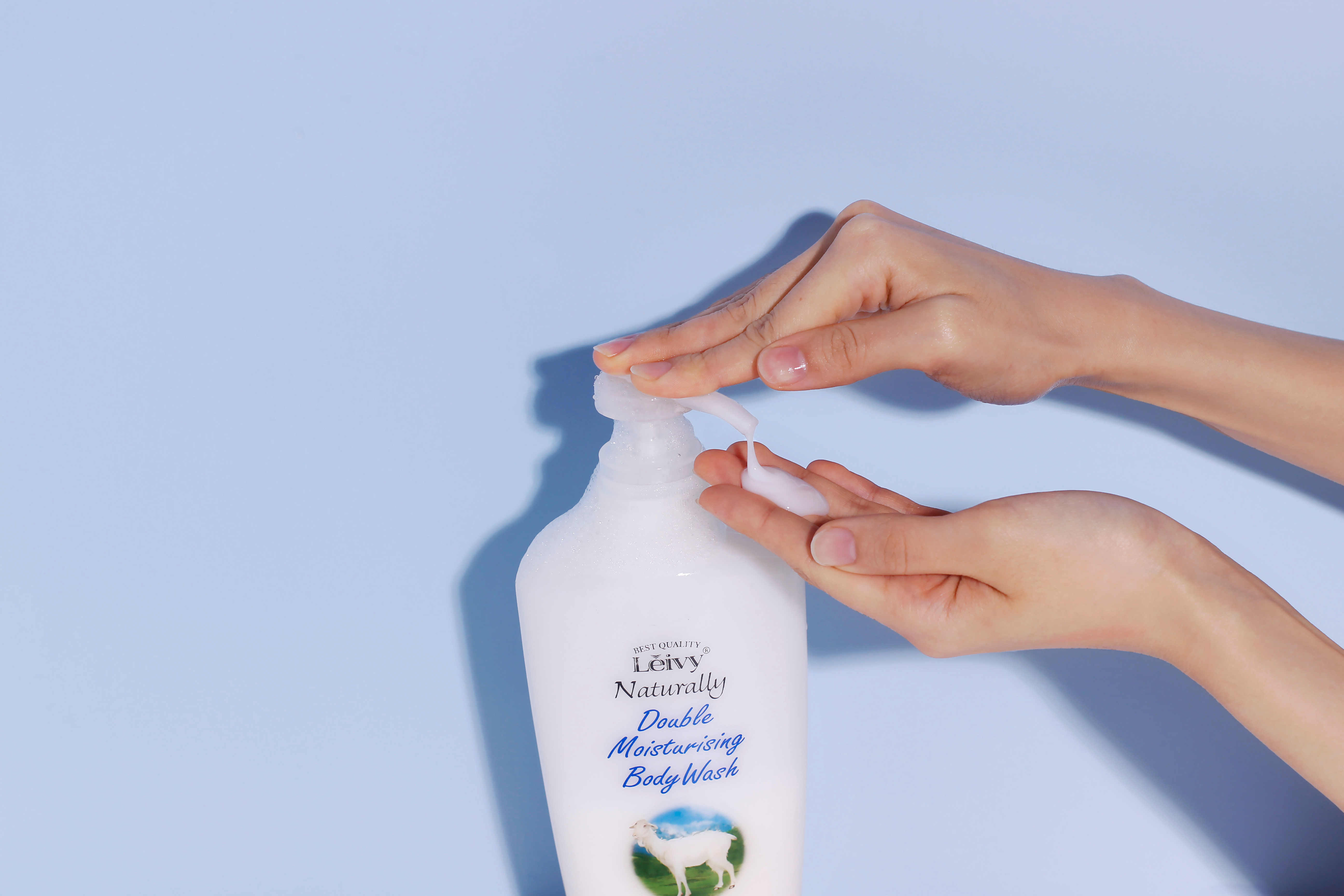 [1+1] 레이비 산양유 바디워시 500ml + 500ml 이미지 2