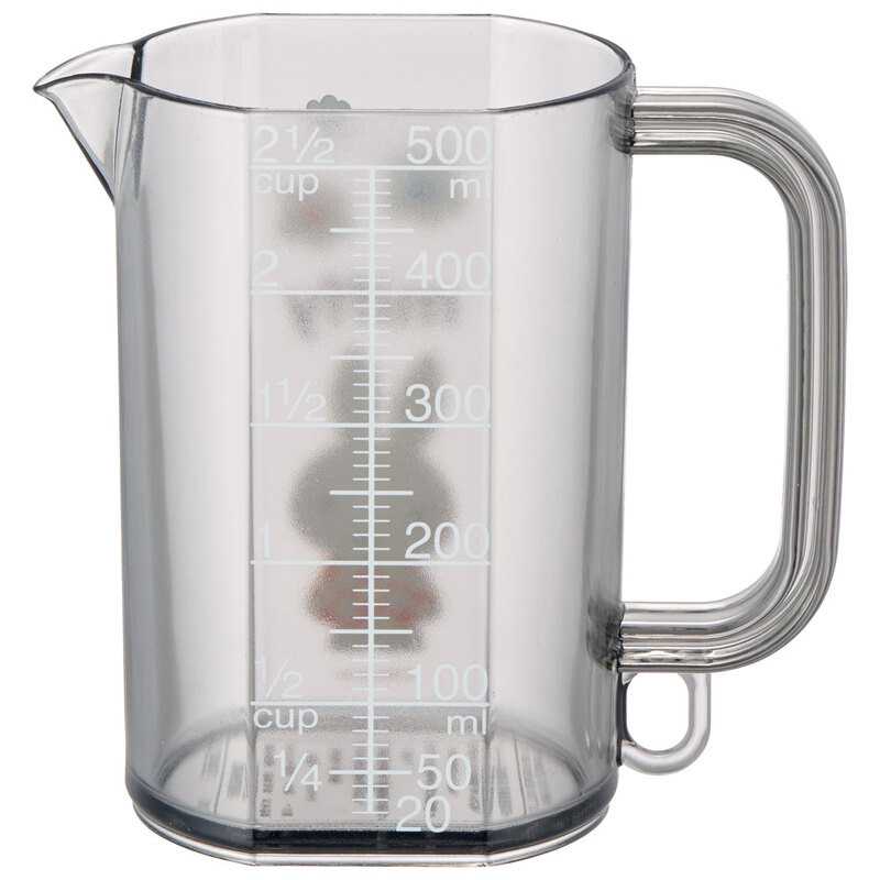 스케이터 미피 모노톤 캐릭터 메저 눈금 계량컵 500ml MMC1 - 하카타몰