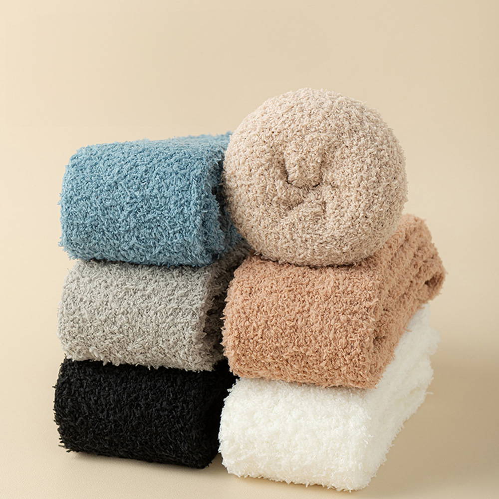 롱 수면양말 임산부 무압박 극세사 긴 양말 수족냉증 보온