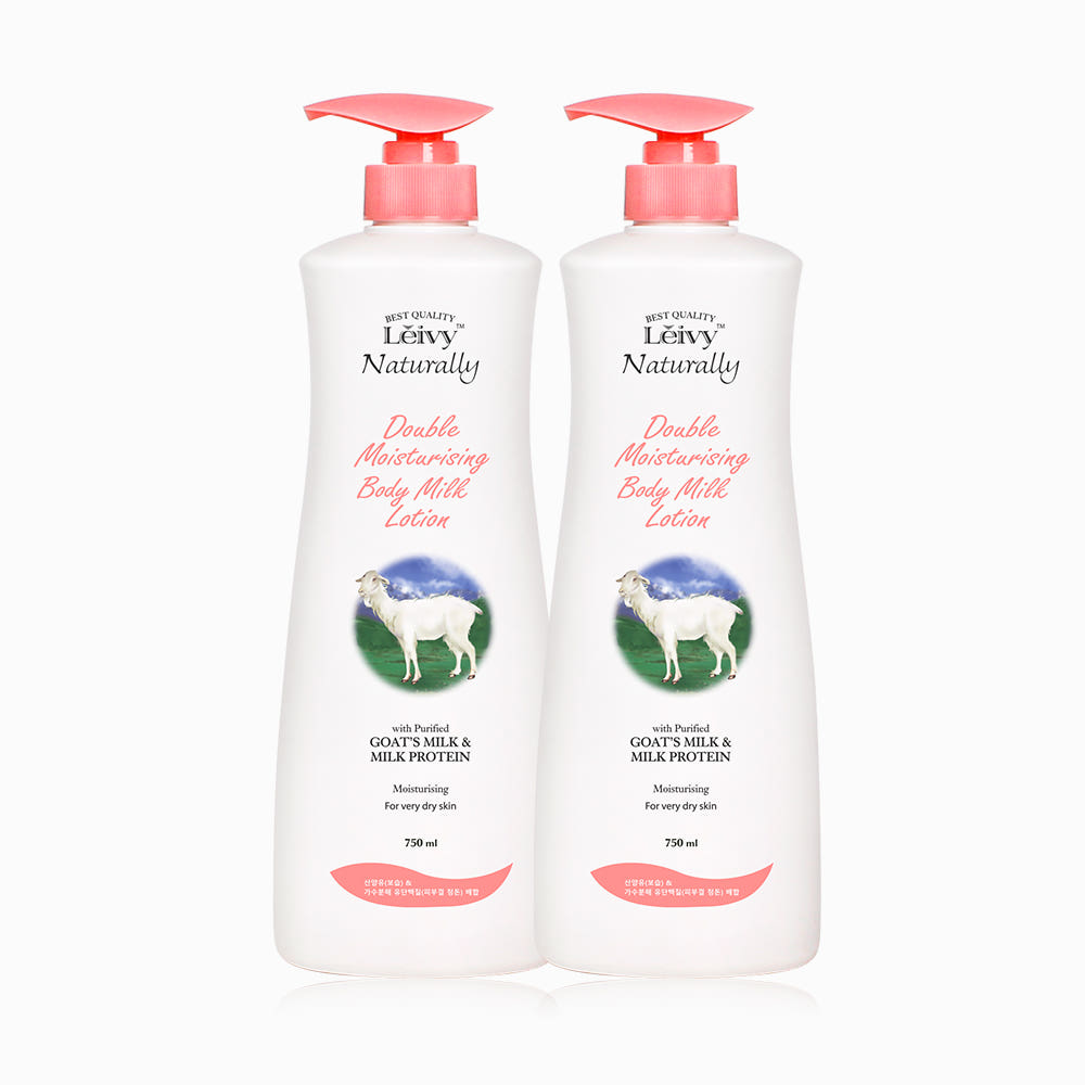 레이비 LEIVY 레이비 바디로션 산양유 750ml 2개