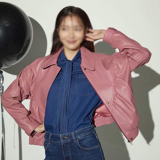 [로보] 이태리 셔링 블루종 재킷 GJK22B006