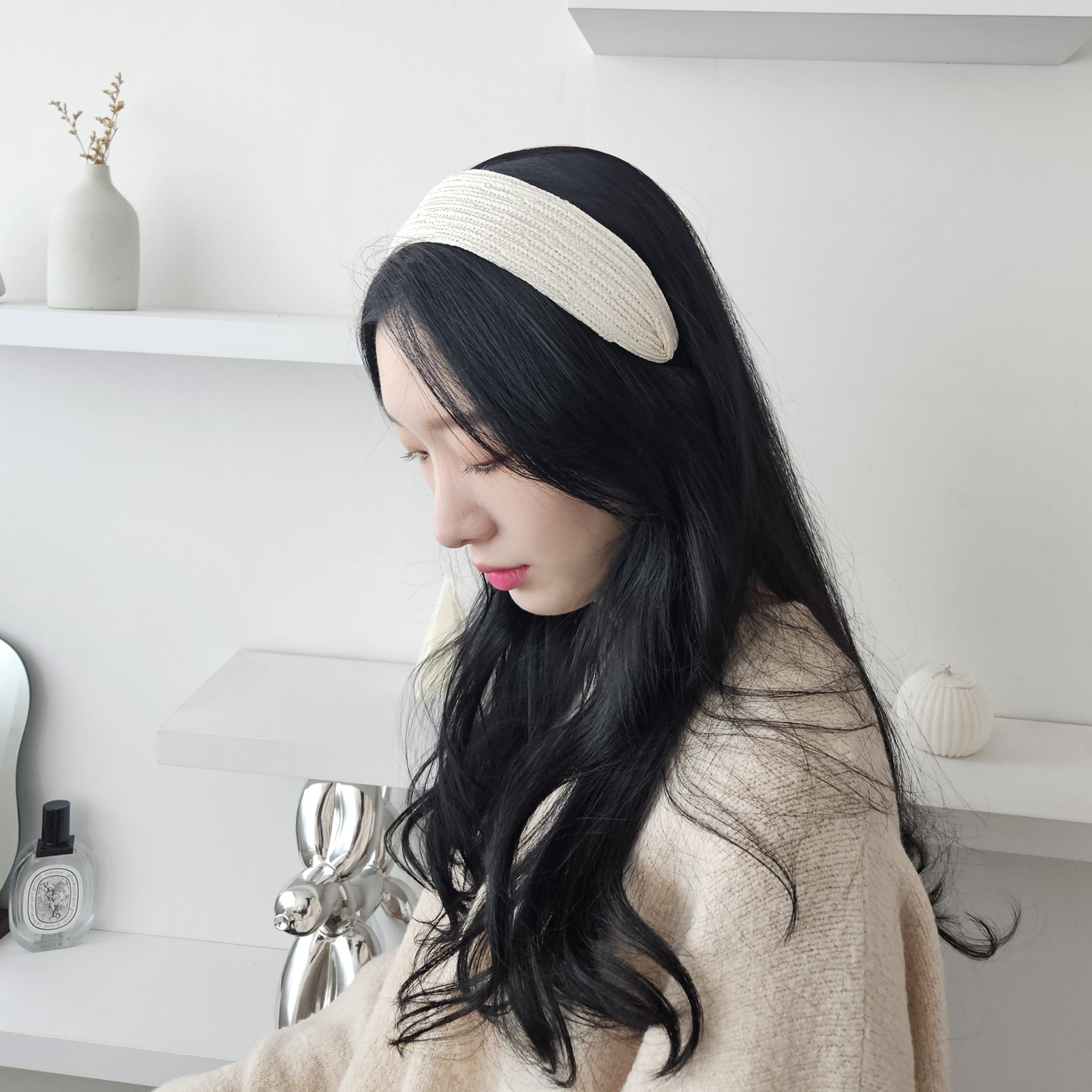 [총3개 2+1] 오아루브 헤어밴드 여름 넓은 머리띠 12종 와이드 반다나 귀안아픈 이미지 4