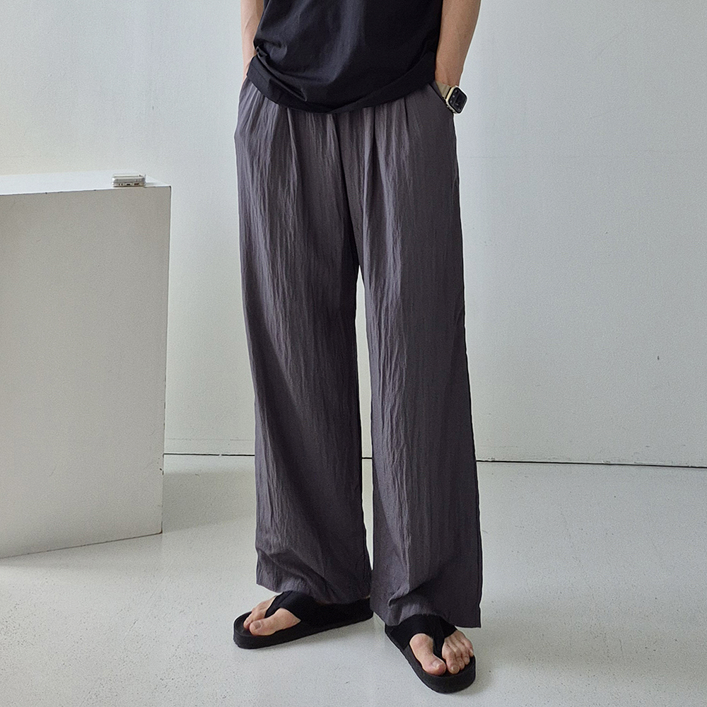 남자 아이스 팬츠 여름 밴딩 남성와이드팬츠 남자냉장고바지 - 상세 이미지 2