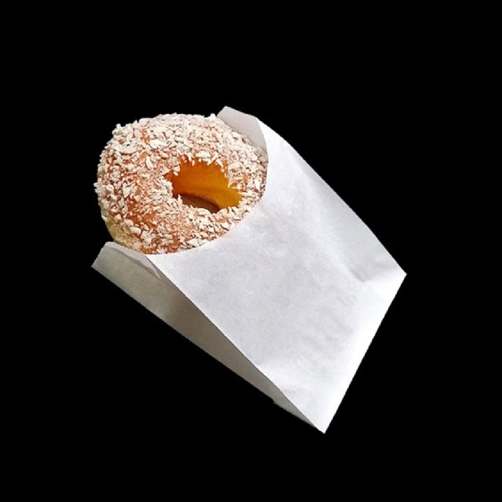 M형 화이트 도넛 포장 종이봉투 9X12cm 폭4cm 100매 베이커리 봉투 크라 프트 : 오성에스씨