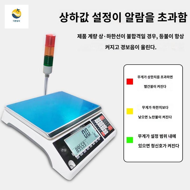 전자 무게 선별기 산업용 측정기 저울 중량 중량선별기 - 상세 이미지 3