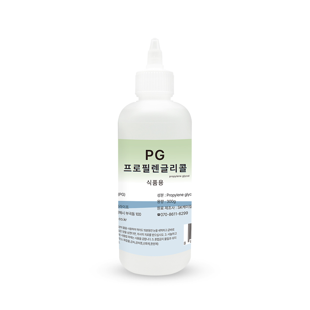프로필렌글리콜 PG 300g 친환경 식품첨가물 천연화장품만들기 천연비누만들기 - 상품 이미지