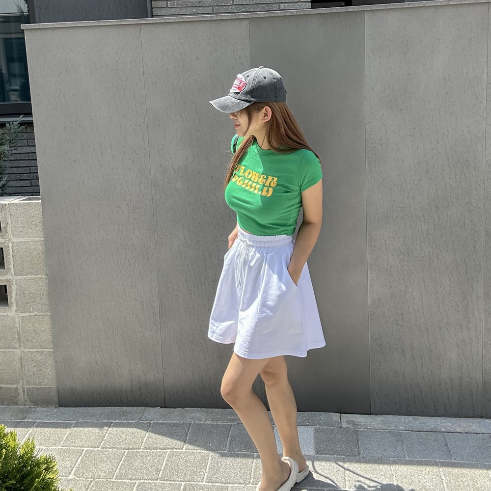 [봄,여름,가을ver./ 기모버전세일! 16,900원/MADE/2단기장/비교불가고퀄리티] 플레어 A라인 밴딩 쭈리  봄 여름 반바지 치마바지 주름반바지 허벅지반쪽핏 키큰녀 상세 이미지 163