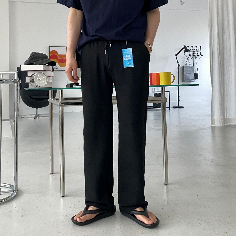 1+1 남자여름마바지 남자린넨와이드팬츠 - 상세 이미지 4