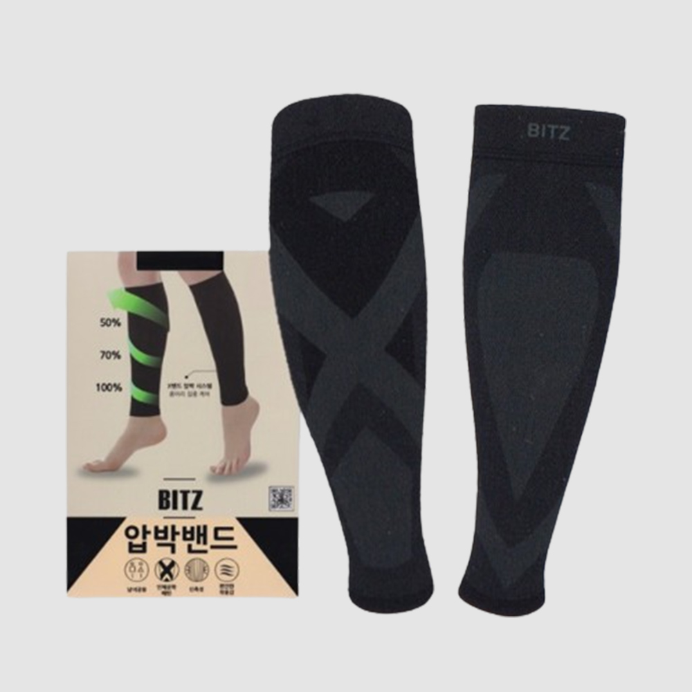 종아리 압박 밴드 승무원 잘때 빼기 보정 남자 임산부 간호사 여자 스타킹 다리 붓기 관리 - 상품 이미지