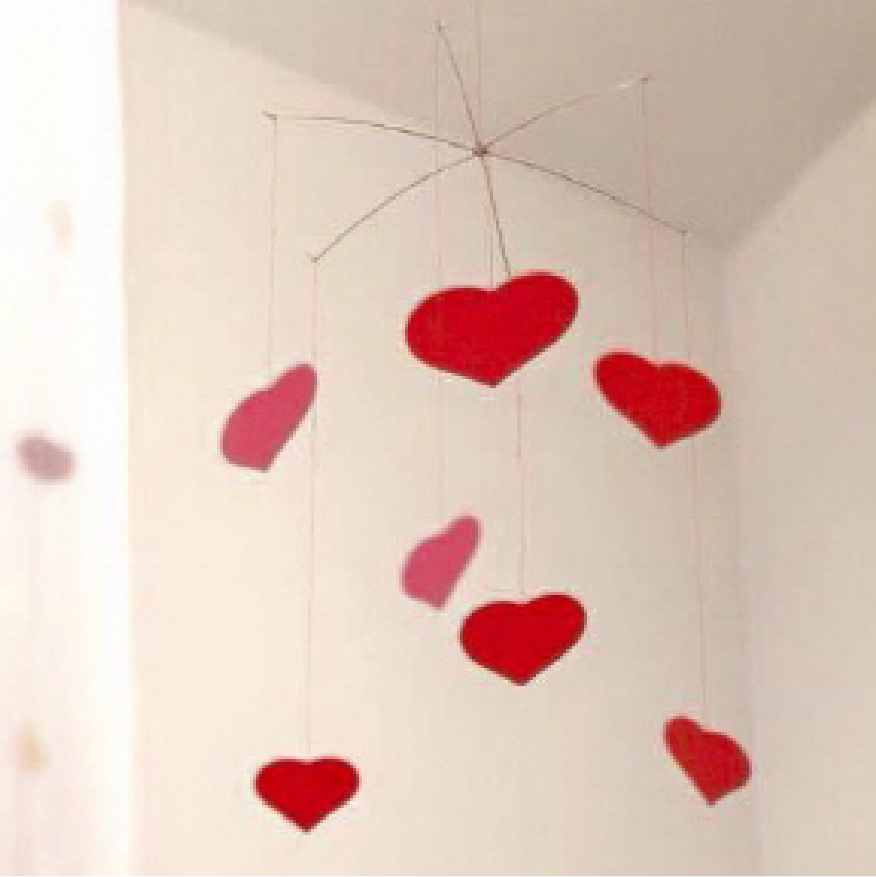 플렌스테드 모빌 해피 하트 Flensted Mobiles Happy Hearts - 상세 이미지 5