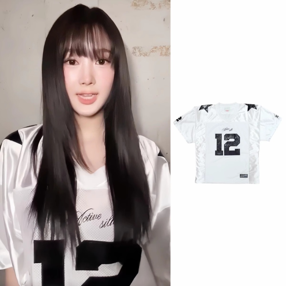 전현무계획 엄지윤 반팔 티셔츠 오버핏 애슬레져 의상 옷 패션 - 상세 이미지 4