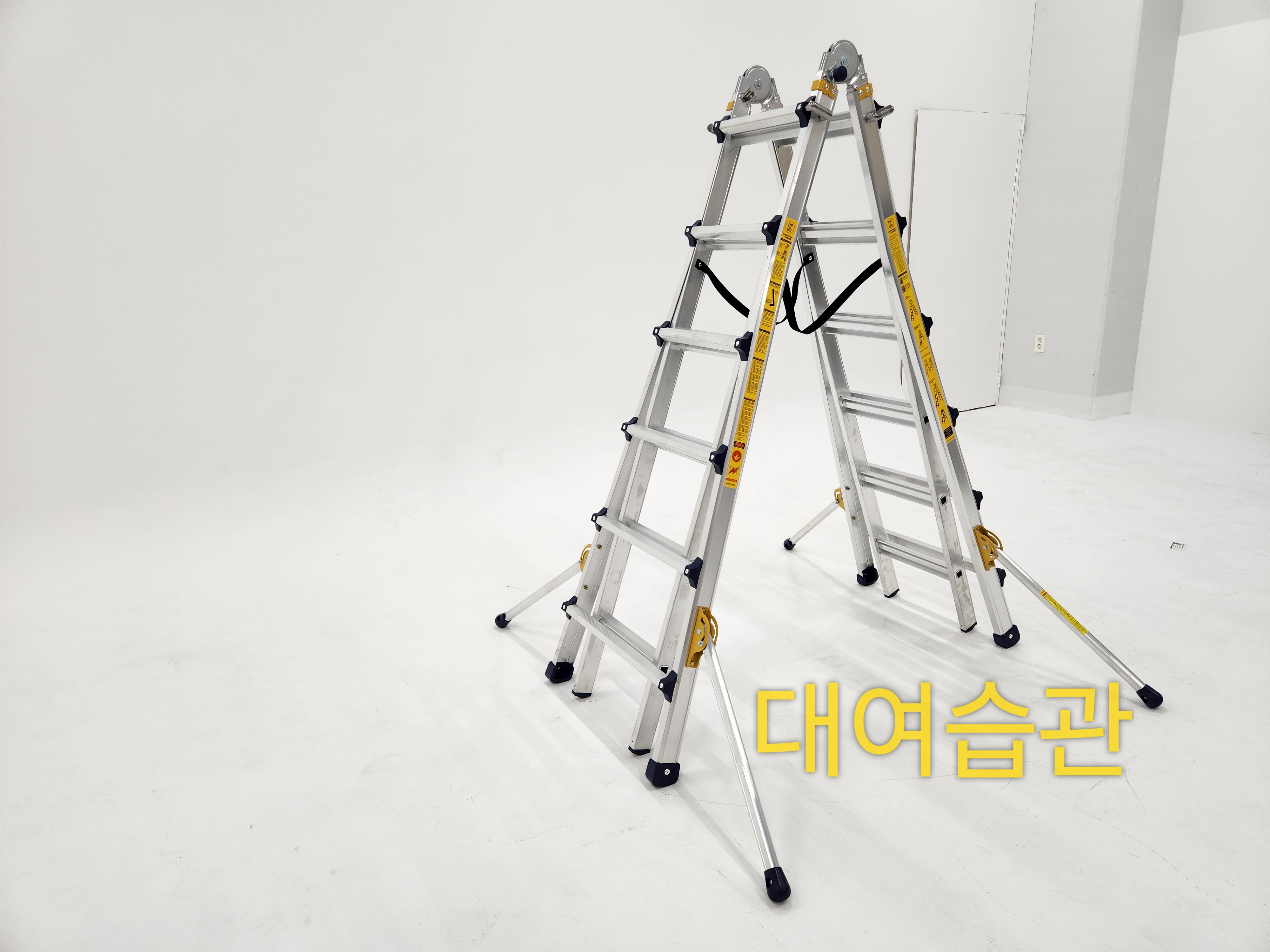 6단 LS 사다리 높이조절 A형 사다리 대여 임대 렌탈 - 상세 이미지 2