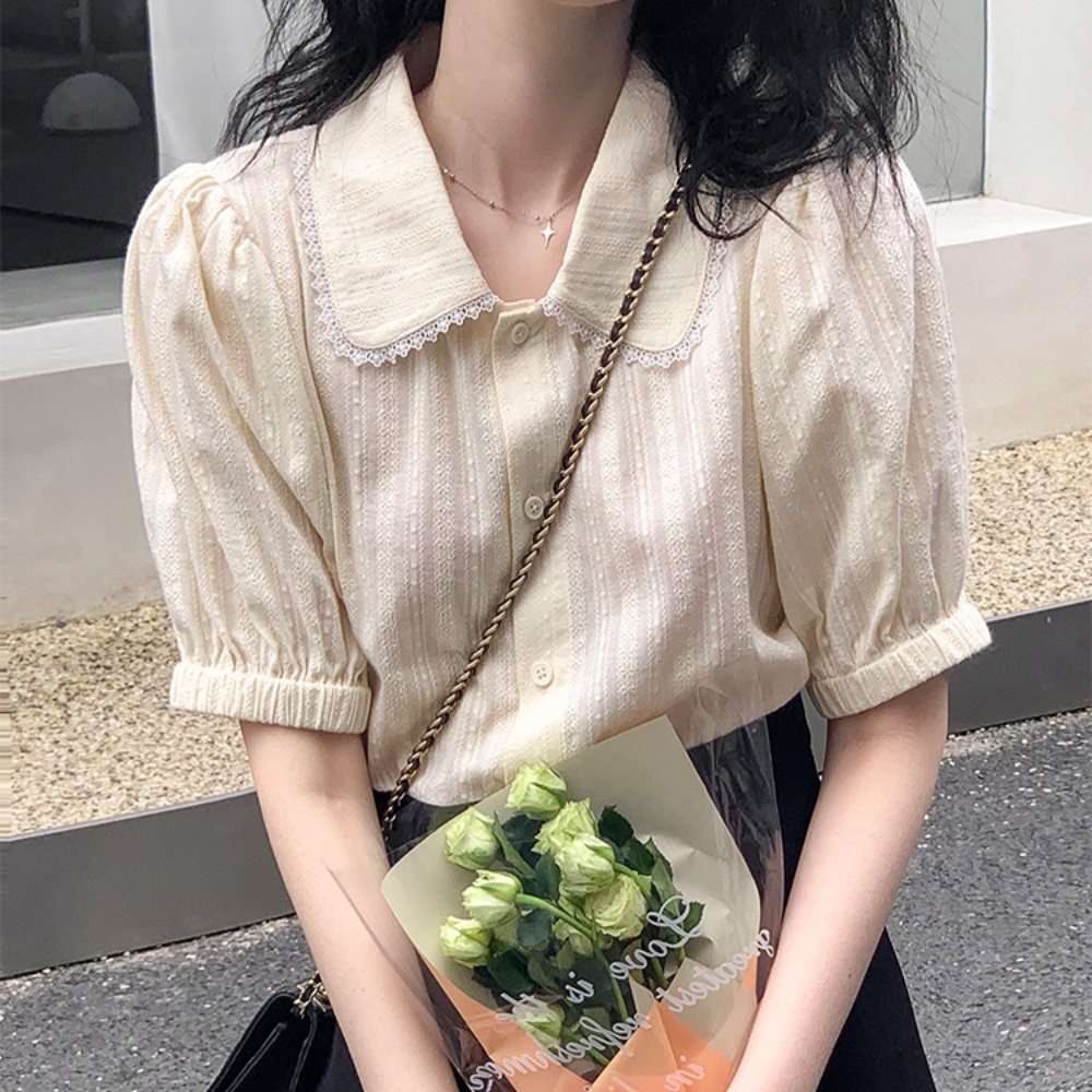 미녀와 순정남 공마리 한수아 블라우스 퍼프 러블리 의상 옷 패션 - 메인 이미지