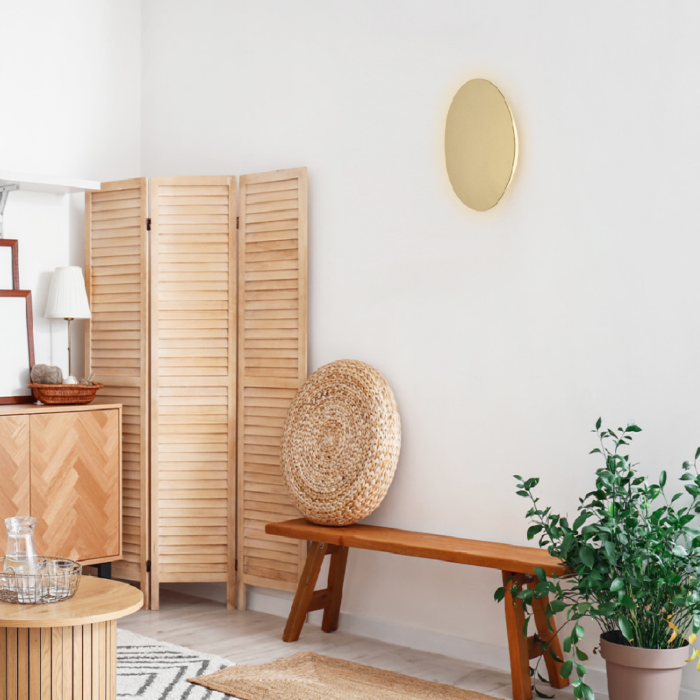 KS인증 원형벽등 LED 실내 거실 모던 달 써클 벽등 벽부등 블랙/150