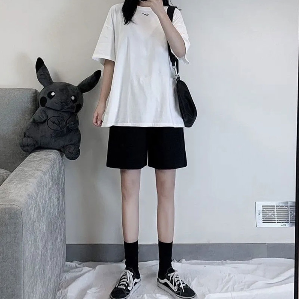 전현무계획 엄지윤 반바지 팬츠 7부 버뮤다 팬츠 의상 옷 패션 - 상세 이미지 4