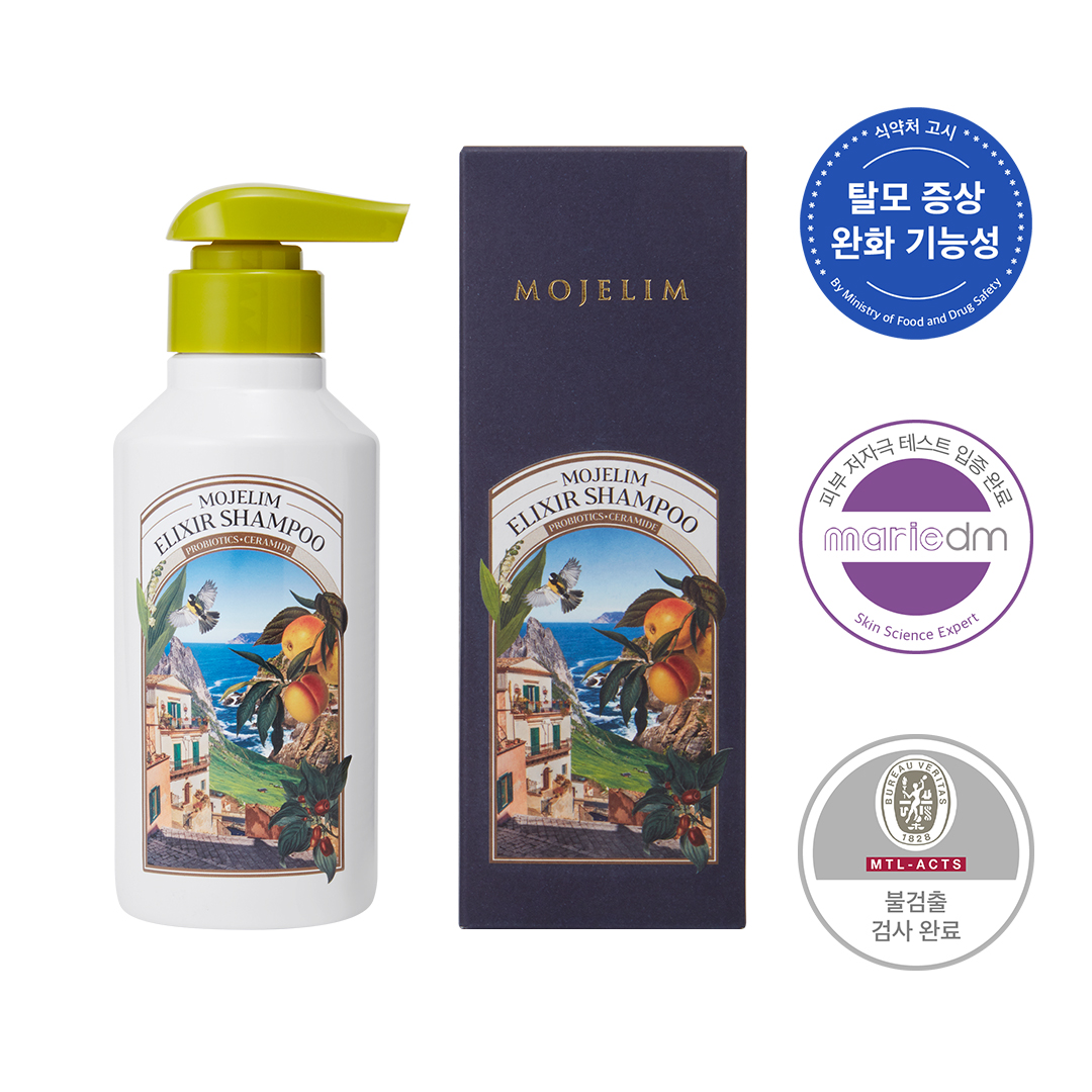 모제림 엘릭서 샴푸 300ml 1개 두피 케어 실리콘프리 - 상세 이미지 2