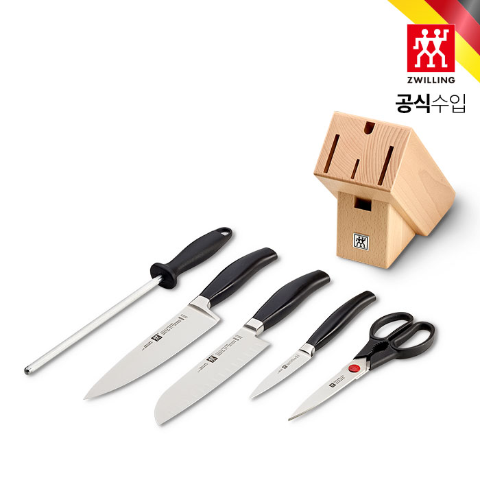 HK30112-200 즈윌링 파이브스타 7P 블록 세트(산토쿠+셰프) - 메인 이미지
