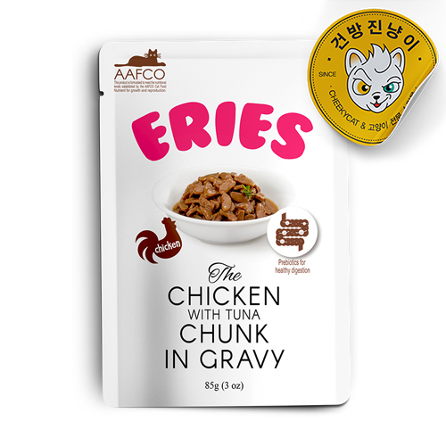 쉐리 에리에스 파우치 닭고기, 85g, 1개 - 메인 이미지