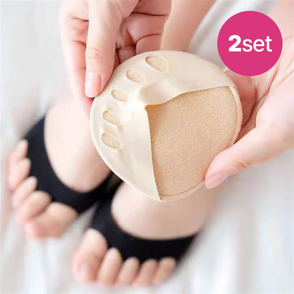 1+1 포풋 베어풋 토우캡 앞꿈치 보호패드 발바닥 통증 예방 스펀지 쿠션패드 - 상품 이미지