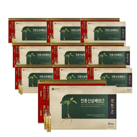 종근당건강 천종산삼배양근 20ml x 30병 10개 GT