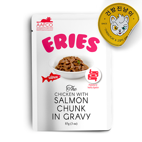쉐리 에리에스 파우치 연어, 85g, 1개 - 상품 이미지