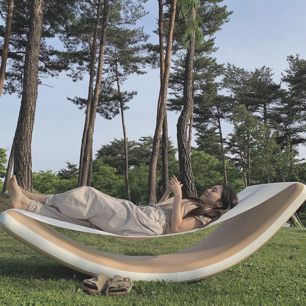 에어박스 무중력 에어해먹 스트레칭 아동놀이기구 싱글매트 겸용 (전용 고압 펌프, 가방 포함)