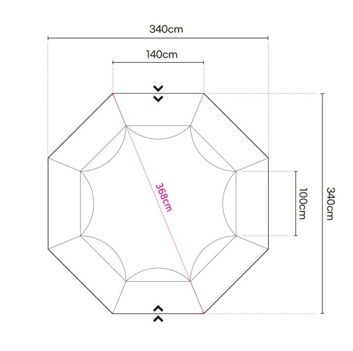 폴라리스 P1 메쉬 컴팩트 원터치 텐트 쉘터 돔 콤팩트
