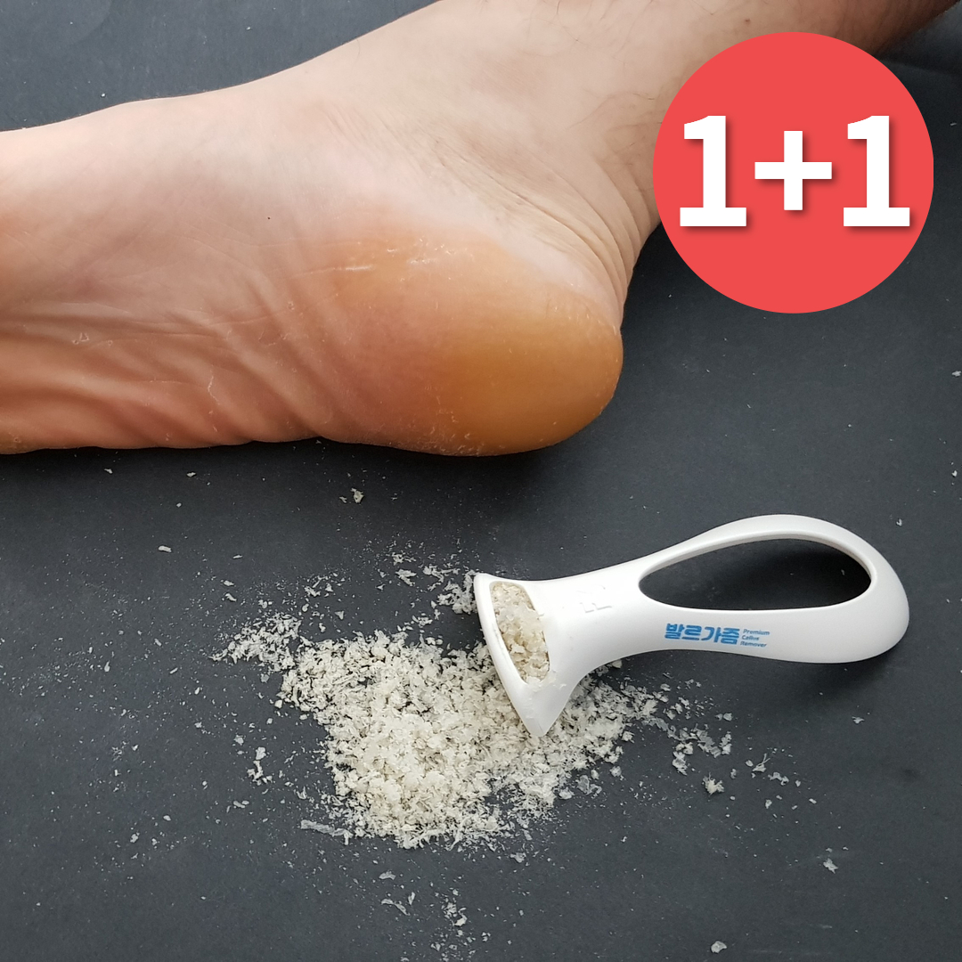 발르가즘 발각질 제거기 발바닥 굳은살 제거 패디플래닝 발뒤꿈치 1+1세트