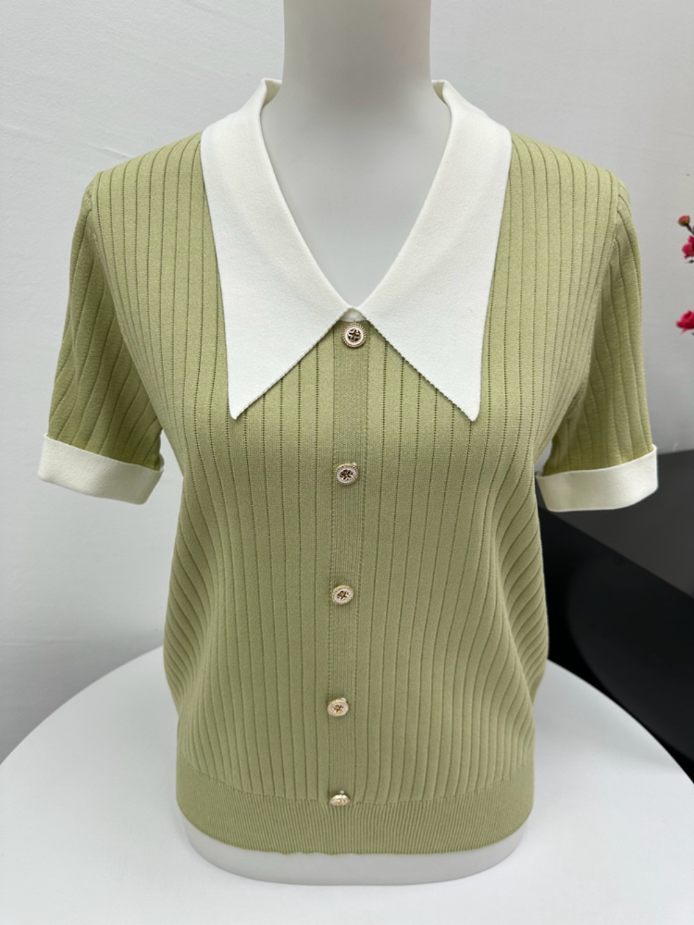 연애남매 세승 카라 반팔 티셔츠 루즈한 슬림핏 의상 옷 패션 - 상세 이미지 2