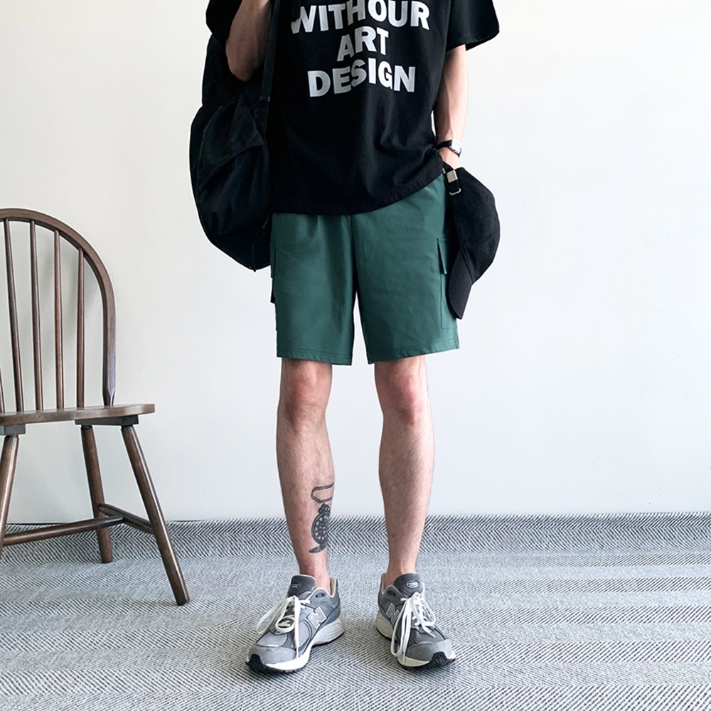 1+1 카고반바지 남성냉장고바지 냉장반바지 - 상세 이미지 4