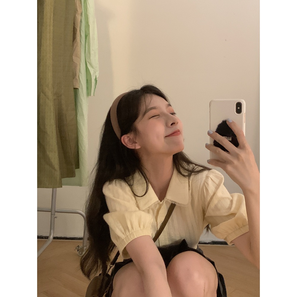 미녀와 순정남 공마리 한수아 블라우스 쉬폰 로맨틱 의상 옷 패션 - 상세 이미지 2