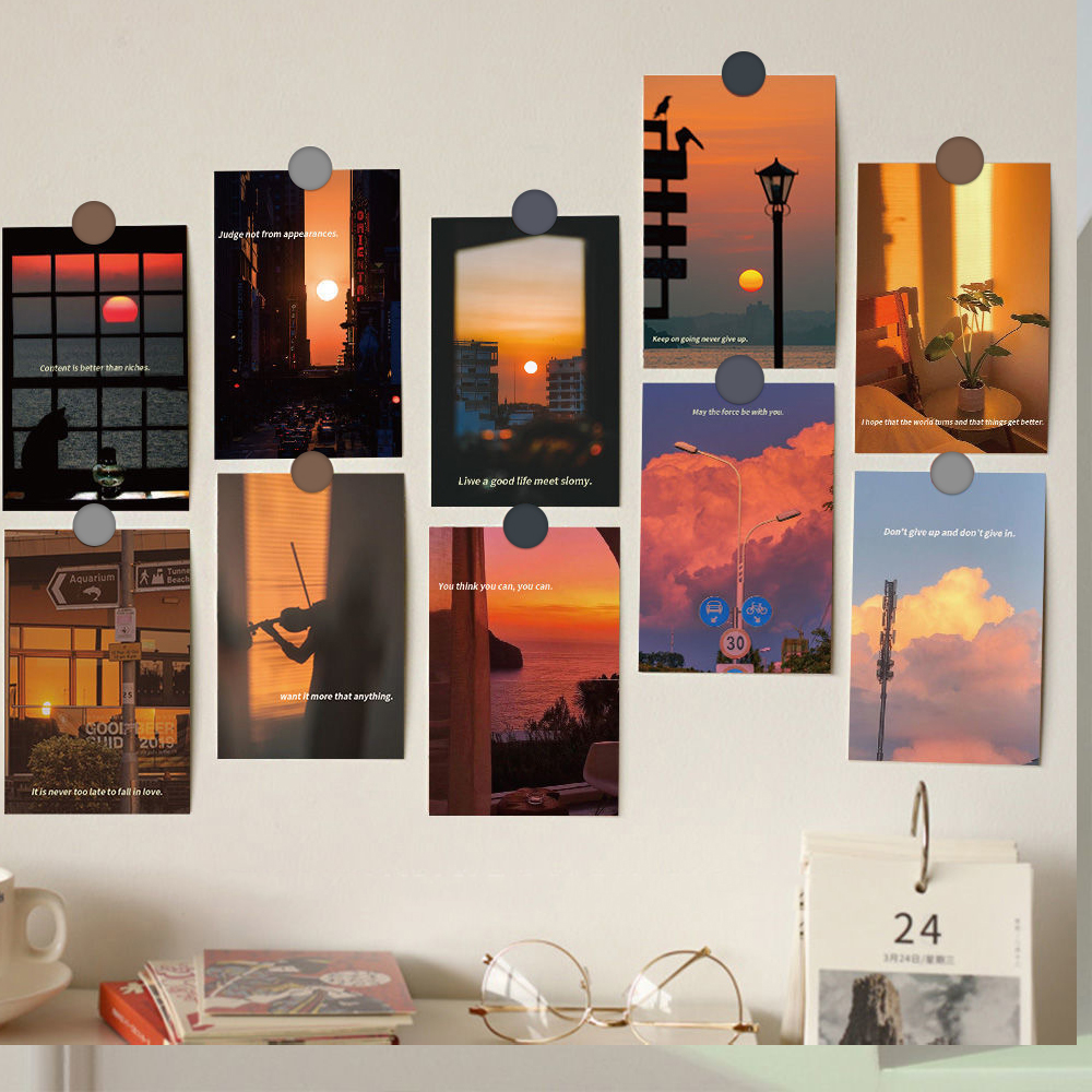 온마이무드 인테리어 포스터 라운드스티커 아트 사진 북유럽 그림 벽 포스터