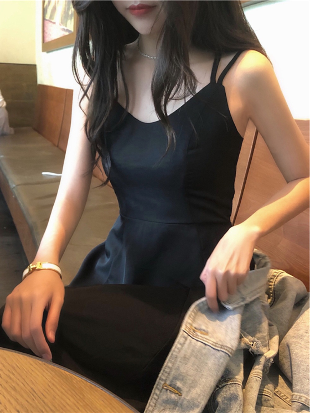 플레이어2 정수민 원피스 롱 드레스 휴양지 의상 옷 패션 - 상세 이미지 4