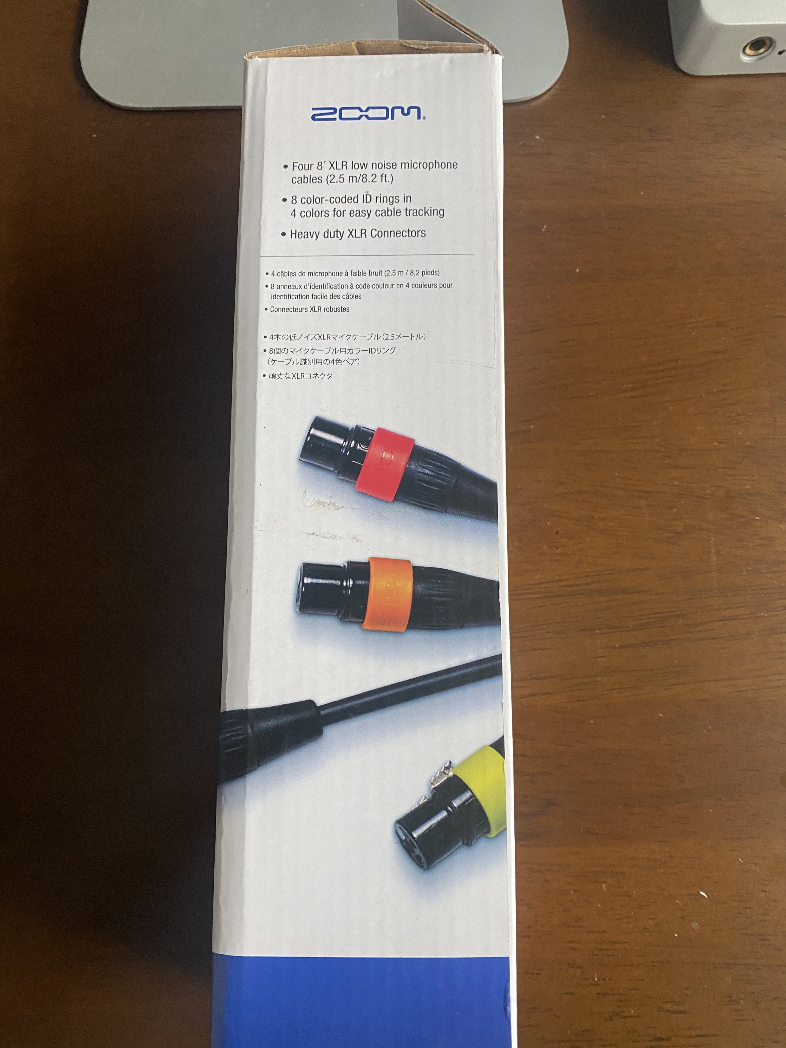 [B-STOCK] ZOOM XLR-4c/CP XLR 케이블 4개 패키지 (컬러링 ID링 포함) - 상세 이미지 2
