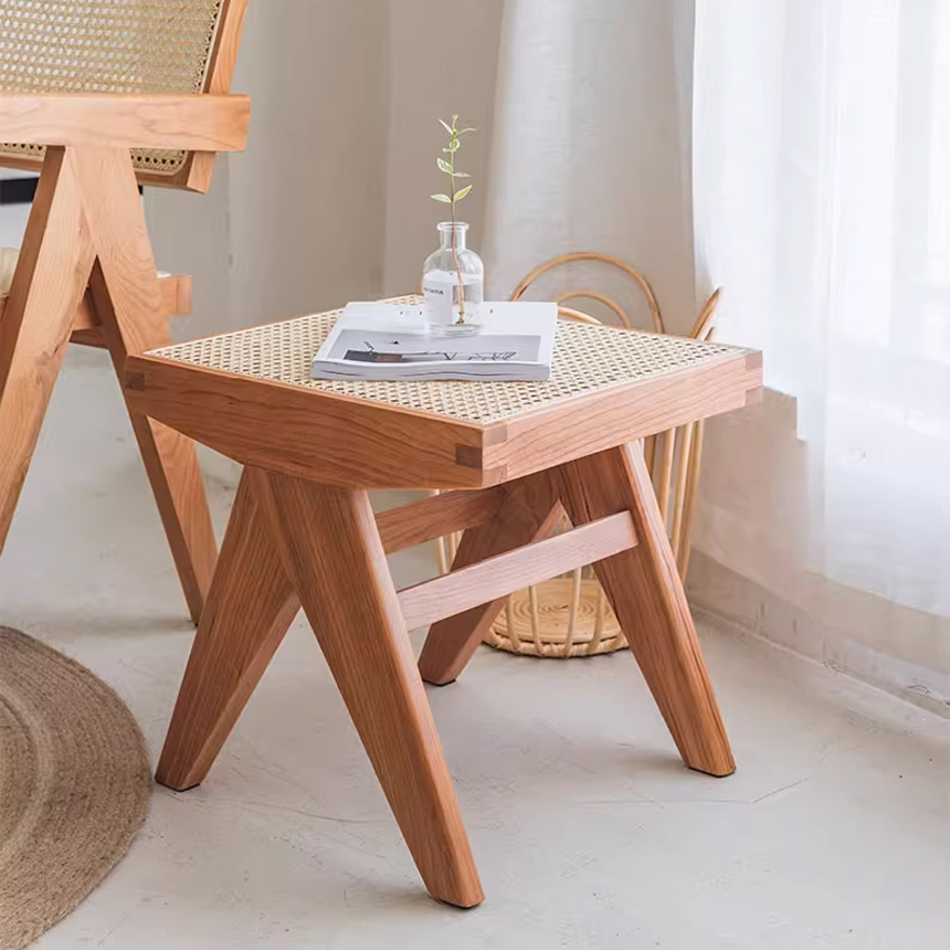 까시나 캐피톨 라탄 벤치 우드 빈티지 긴 의자 2인