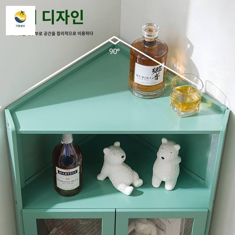 코너장 원목 선반 주방 코너 서랍장 수납장 모서리 - 상세 이미지 2