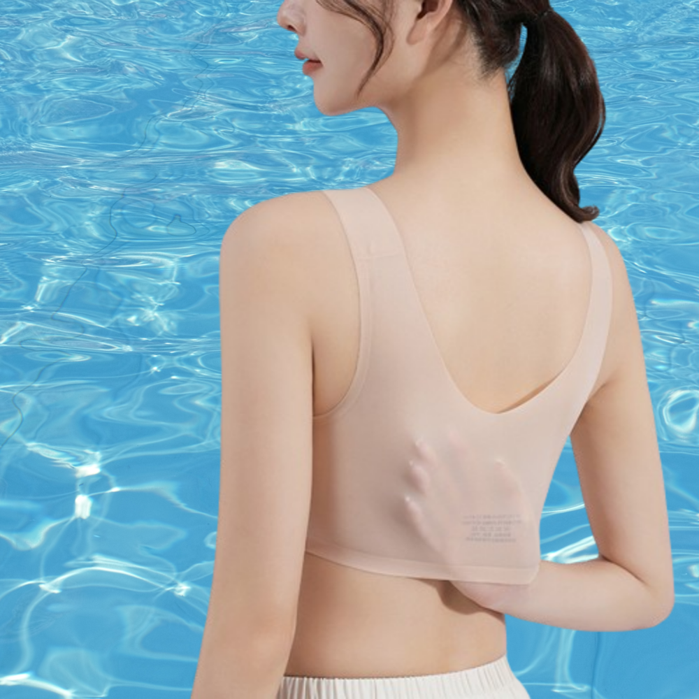 여름용브라 래쉬가드이너 얇은 통풍 입는 수면 나이트 빅사이즈 라이트심리스브라 - 상품 이미지