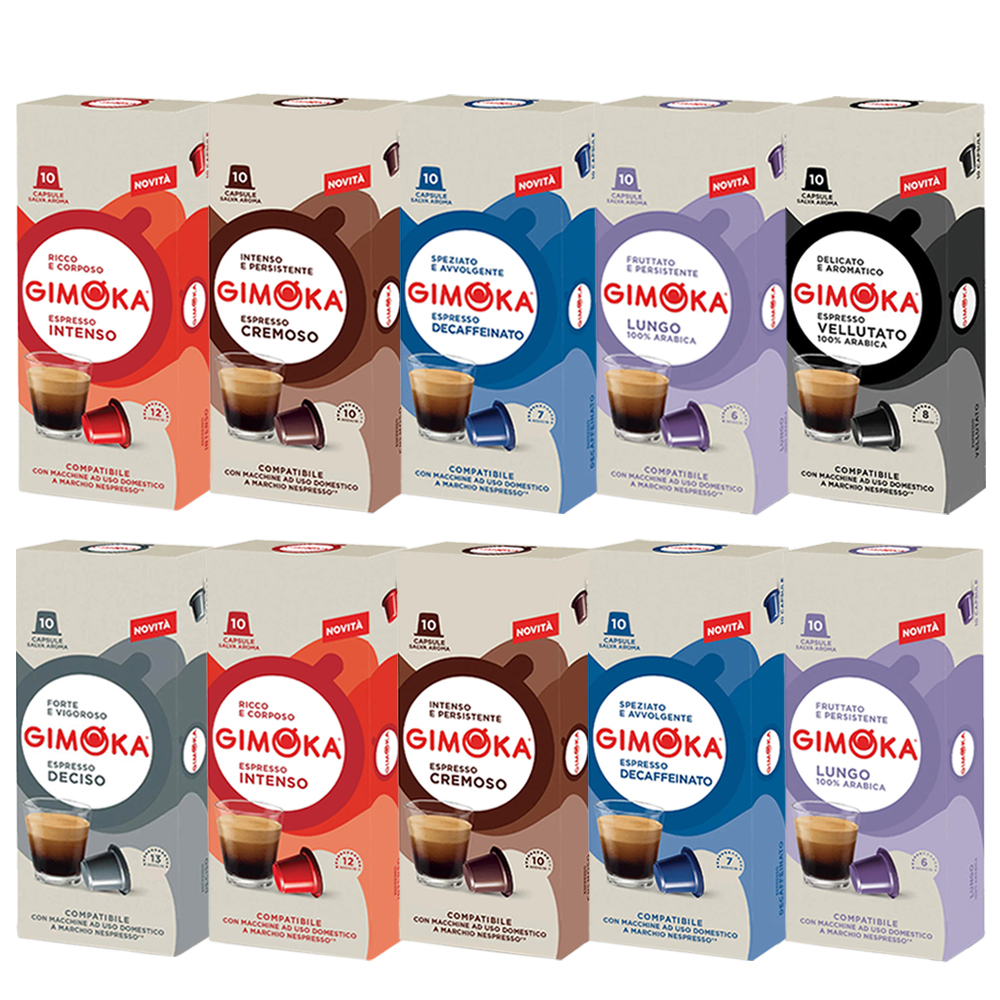 네스프레소캡슐 호환 지모카 6종 100캡슐