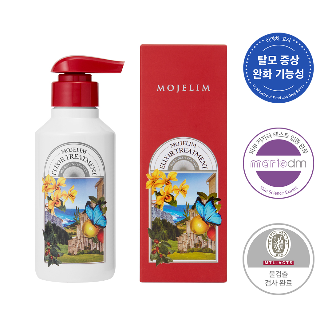 [도착보장] 모제림 엘릭서 트리트먼트 두피사용 모발영양 실리콘프리 머릿결개선 300ml, 3개 - 상세 이미지 2